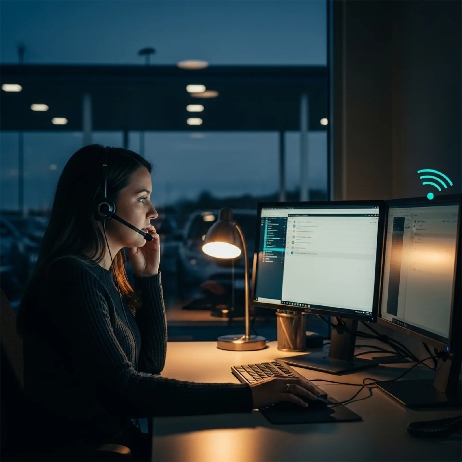 Strolid BDC agent answering a dealership conversation after hours